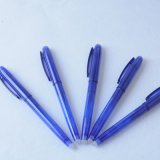 Dark Blue Transparent Pen Barrel Erasable Pen