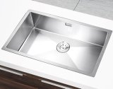Ss304 Stainless Steel Handmade Single Bowl Kitchenware Sink (YX7545)