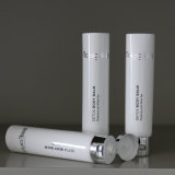 SGS Eco-Friendly Cosmetic Plastic Tube with Silvering Flip Cap