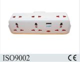 Factory British Standard Multi Socket Adaptor with USB Outlet