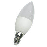 3W D35 LED Candle Light Bulb with Plastic Cover and E14 (Accept OEM&ODM)