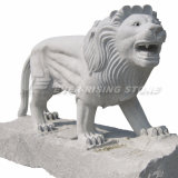 Grey Granite Lion Carving, Stone Statues
