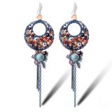 Glass Beaded Crystal Chandelier Bohemia Earrings Charming Accessories