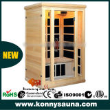 Indoor Wood Far Infrared Sauna Room (KL-2LFV)