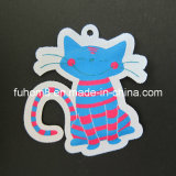 Lovely Animal Cat Woven Tag & Key Chain