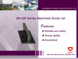 Machined Guide Rail for Elevator (SN-GR)