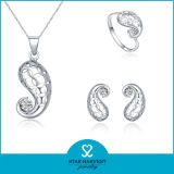 High Quaility Classsic Silver Jewellery Set with Cheap Price (J-0117)
