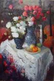 Oil Paintings of Impressionistic Flowers
