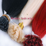 Wholesale Remy Brazilian Hair Keratine Nail Tip Hair, I Tip, Stick Hair