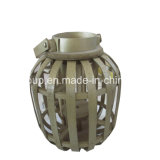 Hot Sell Bronze Wood Lantern Candle Holder