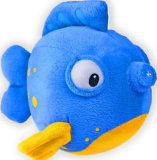 Le M6050 Blue Lucky Fish Plush Doll Toy