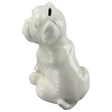 Animal Shaped Porcelain Craft, Ceramic Dog 6542