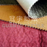 Compound Suede Polyester Elephant Skin Fabric for Home Textile