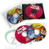 CD DVD Replication with Plastic Case Pakcaging Service