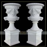 Marble Carving-Flower Pot (FH0026)