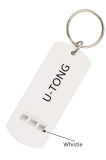 Plastic Key Chain with Whistle for Promotion