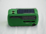 Solar Dynamo Emergency FM Radio with Crank, Phone Charger Survival (HT-555SW)