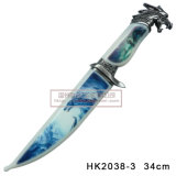 Dragon Hunting Knives Camping Knife Tactical Survival Knife 34cm