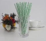 Christmas Tree Pattern/Design Paper Party Straws