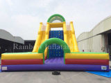 New 2 in 1 Sport Game Rock Climbing Wall Inflatable Slide
