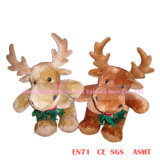 20cm Scarf Reindeer Plush Christmas Toys