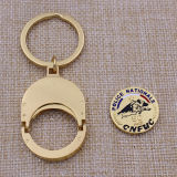 Promotion Custom Metal Euro Coin Holder Key Chain