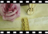 White Embroidery Cotton Lace Fabric Chinese Supplier
