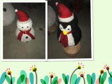 Fimo Clay Creation Christmas Penguin