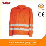 China Supplier Workwear 100% Polyester Reflective Workwear Jacket