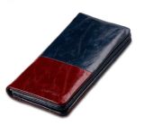 Men's Long Wallets, Cowhide Leather Wallet for Men
