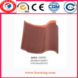 Flat Red Color Glazed Spain Clay Roof Tiles (S3107)
