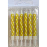 Yellow Spiral Candles (LWC0138)