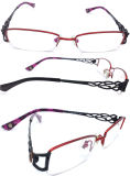 Classic Metal and Acetate Optical Frame Eyeglass and Eyewear (W419)