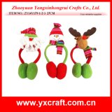 Christmas Decoration (ZY14Y179-1-2-3) Fabric Soft Xmas Holiday Earmuff / Ear Shield