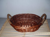 Brown Wicker Basket/Tray (dB024)