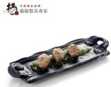 Japanesestyle Buffet Imitation Ceramic Plastic Melamine Dessert Sushi Roast Meat Plate Dish Dinnerware Set Restaurant Tableware Supplies