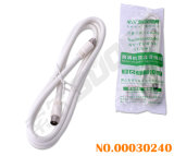 1.5m TV Audio Video Cable Special for HD Set Top Box (AV-TV05E-1.5M-White-Set Top Box-Green Packing)