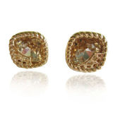 Square Shape Fashion Jewelry Stud Earrings (E12458)
