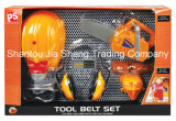 Window Box Tool Set Toys with Power Drill & Lighting Helmet (2039)