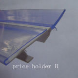 Commercial Refrigeration PVC Price Holder Original Material