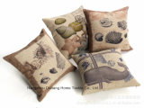 New Design Linen Whale Pattern Cushion