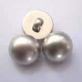 Silver Color ABS/ Plastic Coat Shank Mushroom Head Buttons
