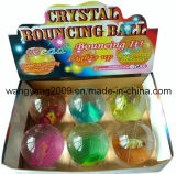 100mm LED Flashing Crystal Bouncing Ball (WY-HBB37)