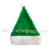 Plush Promotional Santa Hat, Green Hat, Christmas Hats (JRA031)