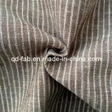Cotton/Linen Yarn Dyed Stripe Shirting Fabric (QF13-0764)
