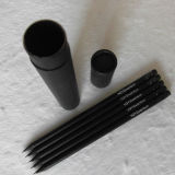 Wholesale Black Wooden Hb Pencil with Eraser (XL-02017)