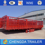 60ton China 3 Axles Fence Cargo Livestock Trailer