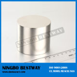 50mm NdFeB Cylinder Nickel Magnet N52