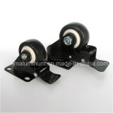 Black Caster with Brake Type 2.0 2.5 Inch Wheel Size