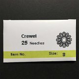 Crewel/Embroidery Hand Needles-Size 8 25/Packet